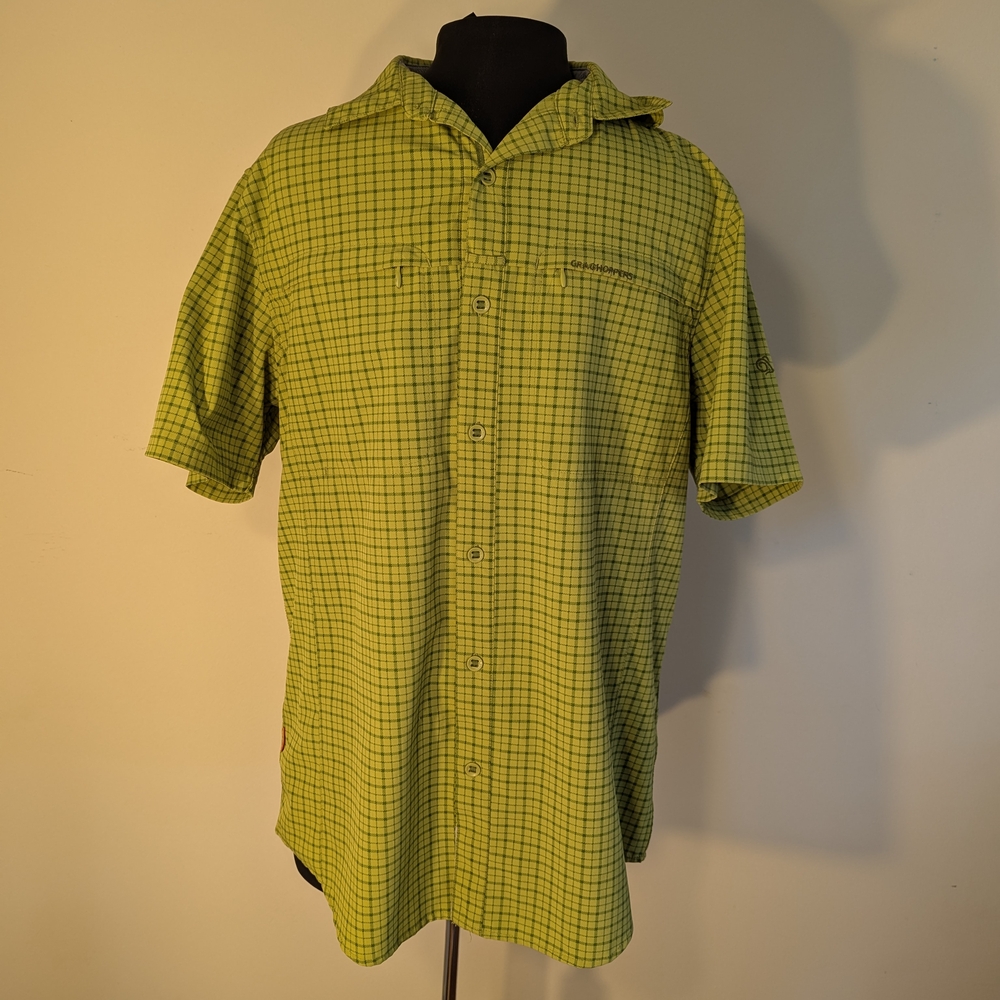 Men's Craghoppers Insect Shield Green Shirt
